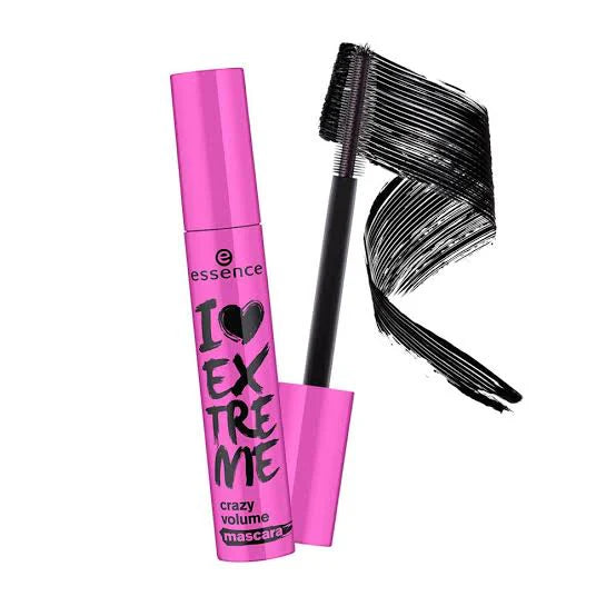 essence i love extreme crazy volume mascara - مسكارة الرموش زيادة الحجم الوردية