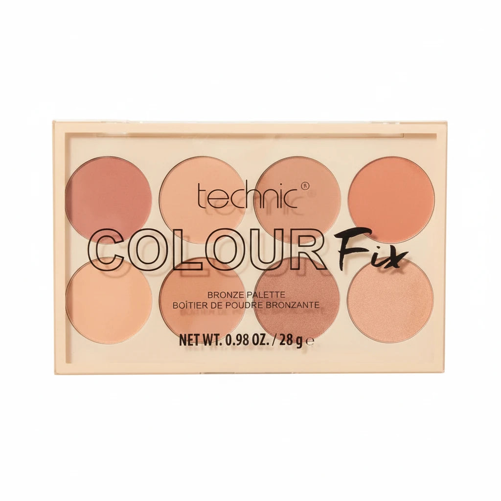 Technic colour fix bronze palette - باليت برونزر من تكنيك