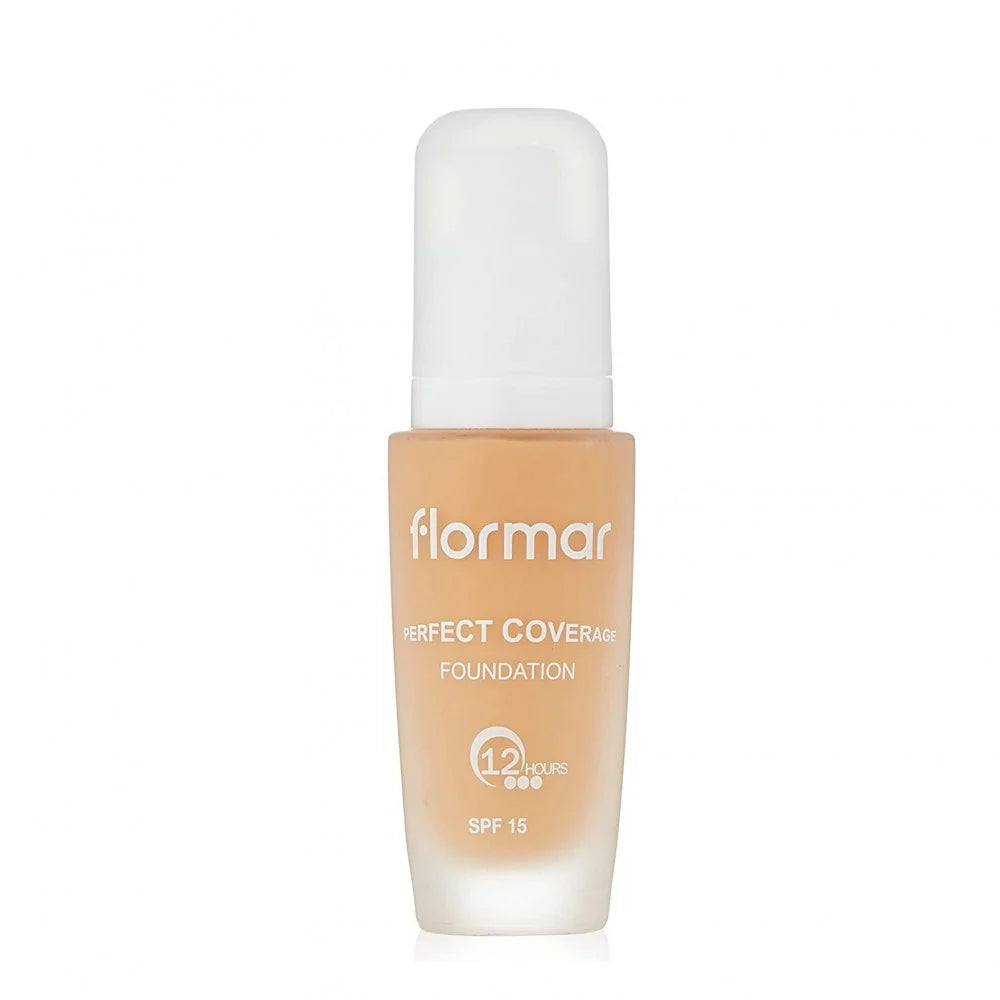 Flormar perfect coverage foundation - كريم أساس فلورمار سائل