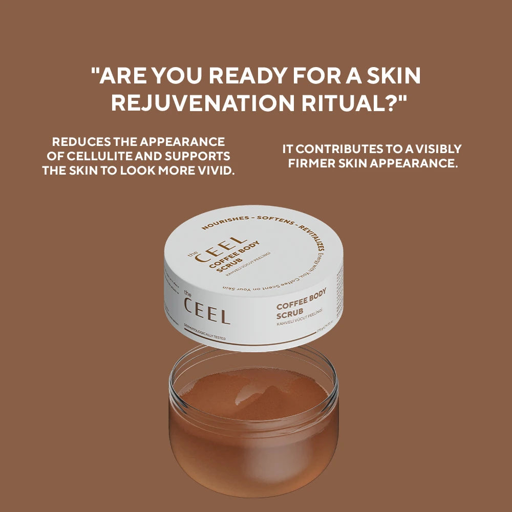 The ceel coffee body scrub - سكراب مقشر الجسم بالقهوة