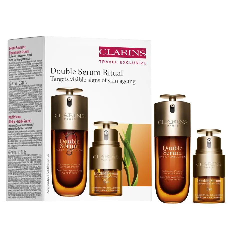 Clarins double serum collection - مجموعة كلارنس دبل سيروم
