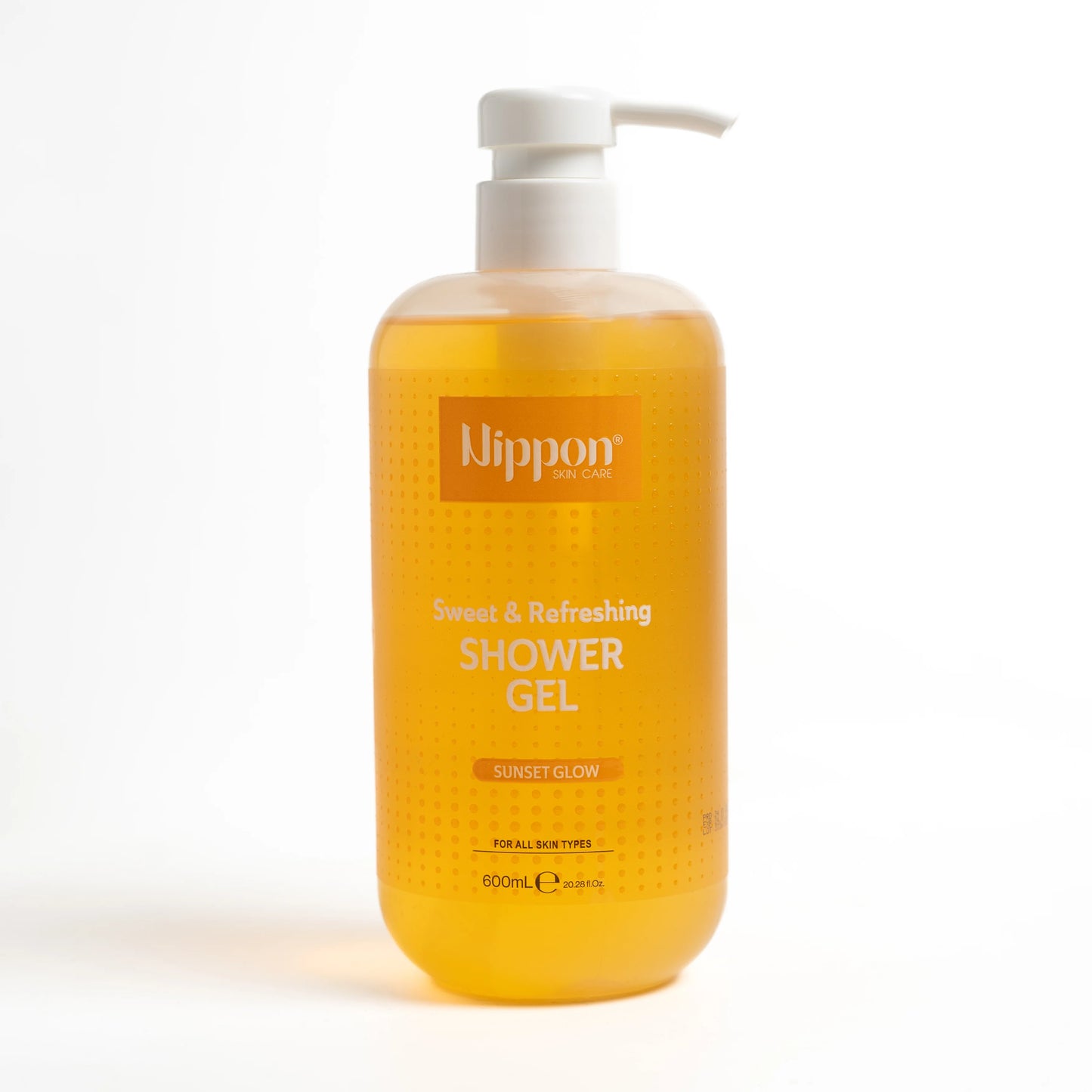 Nippon Sunset Glow shower gel 600ml - غسول الجسم من نيبون صن سيت جلو 600 مل