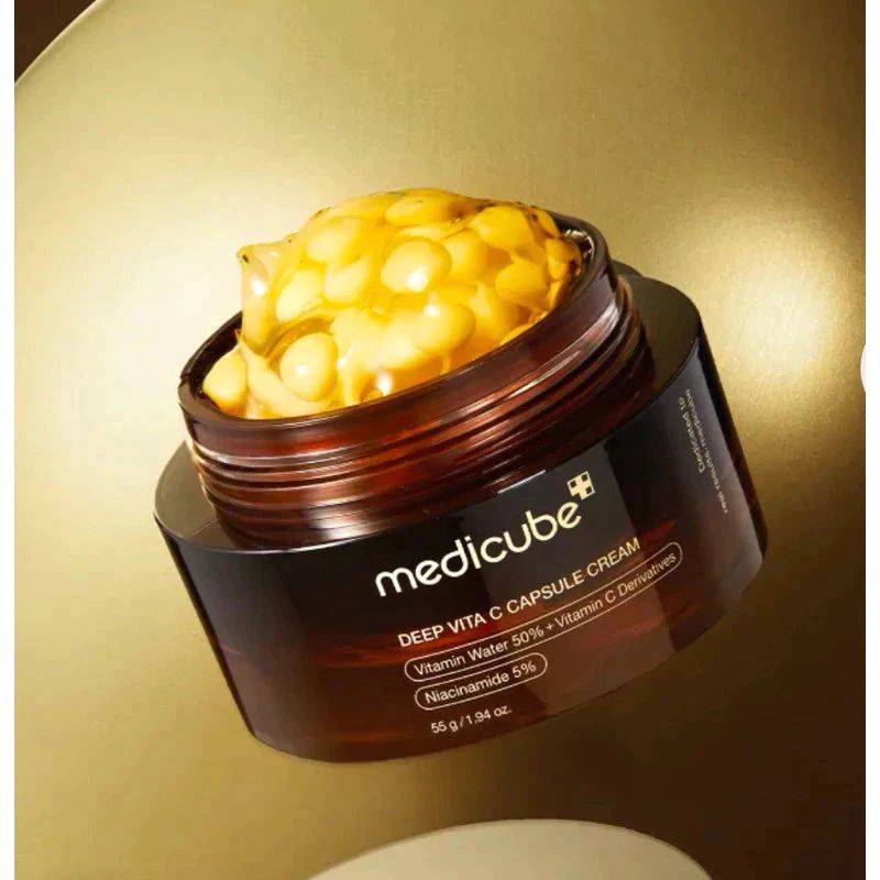 Medicube deep vita c capsule cream- كريم ميديكوب مرطب فيتامين سي كبسولات