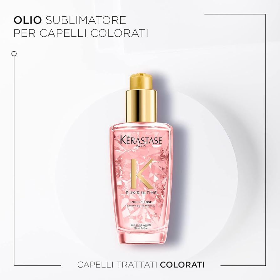 Kérastase Elixir Ultime L'Huile Rose - زيت أليكسير أولتيم للشعر المصبوغ
