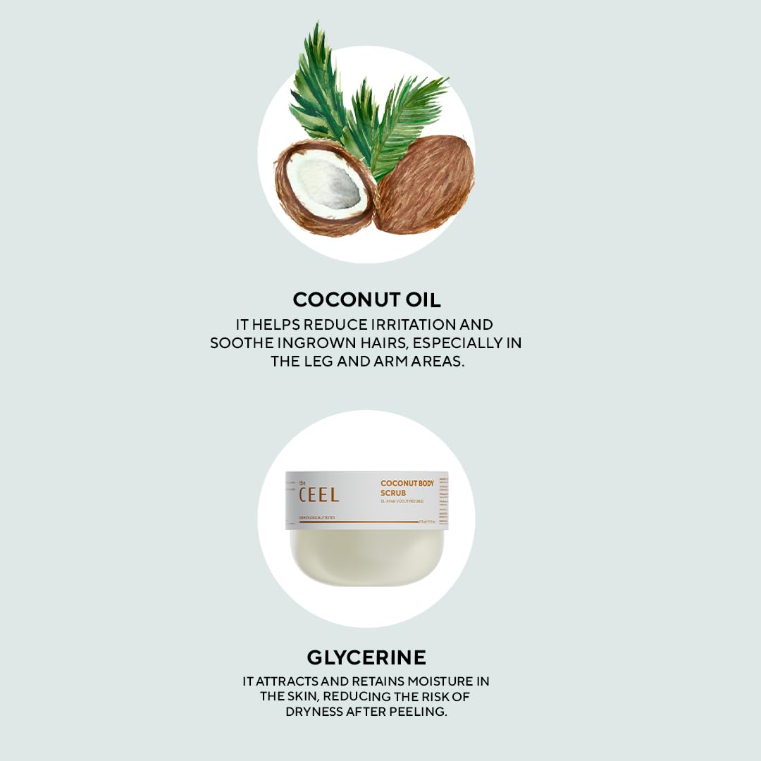 The ceel coconut body scrub - سكراب مقشر الجسم بجوز الهند
