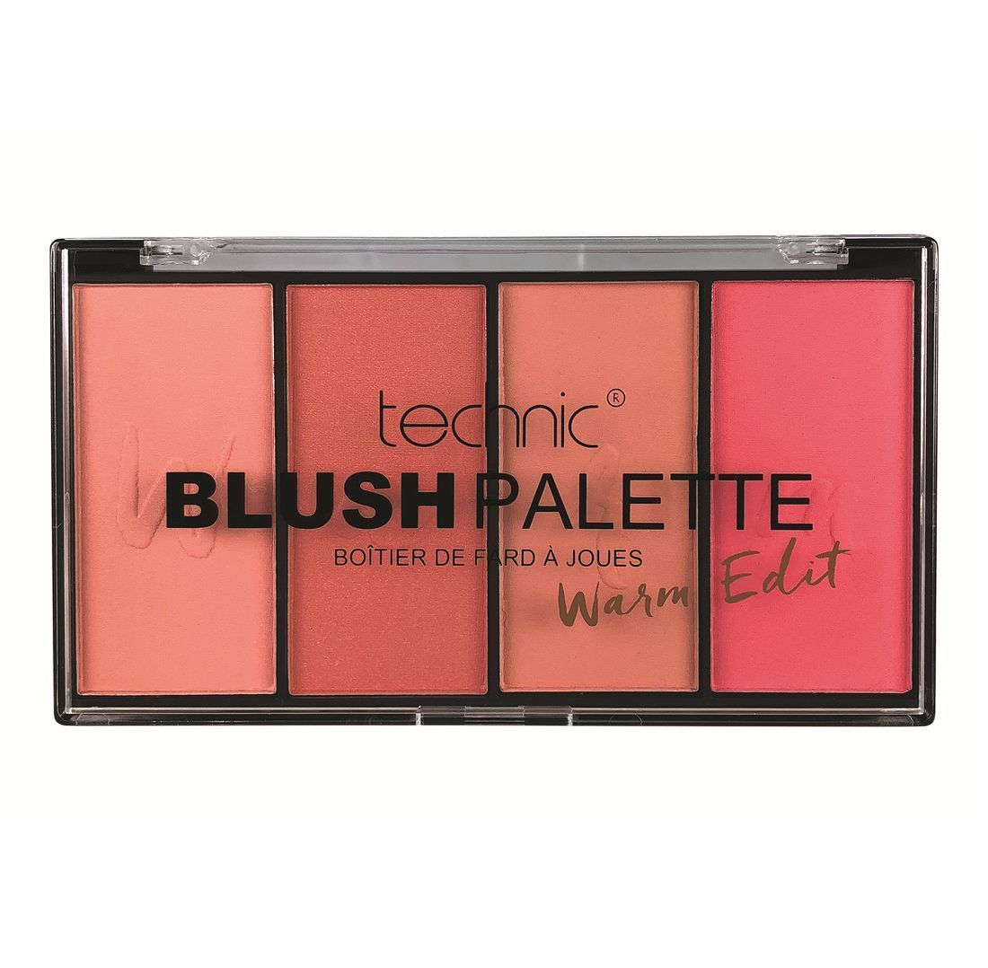 Technic Warm Edit Blush Palette - باليت أحمر خدود باودر من تكنيك