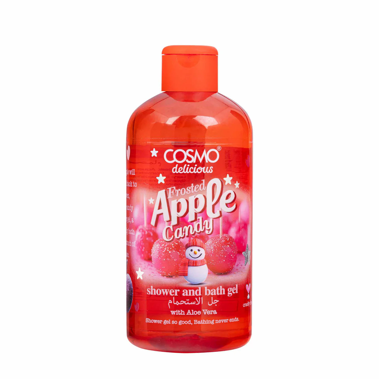 Cosmo Delicious Frosted Apple Candy Shower & Bath Gel - جل استحمام كوزمو دليشس فروستيد آبل كاندي