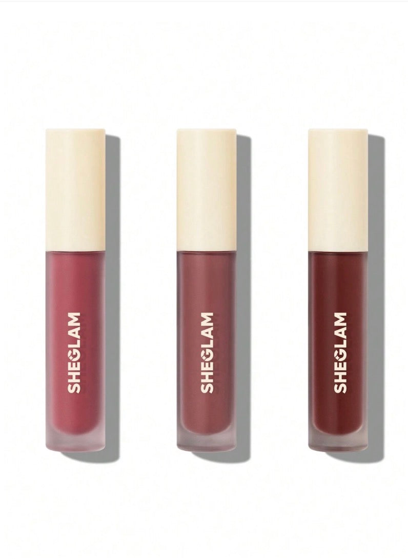 Sheglam Matte Allure Mini Liquid Lipstick Set - مجموعة أحمر شفاه غير لامع