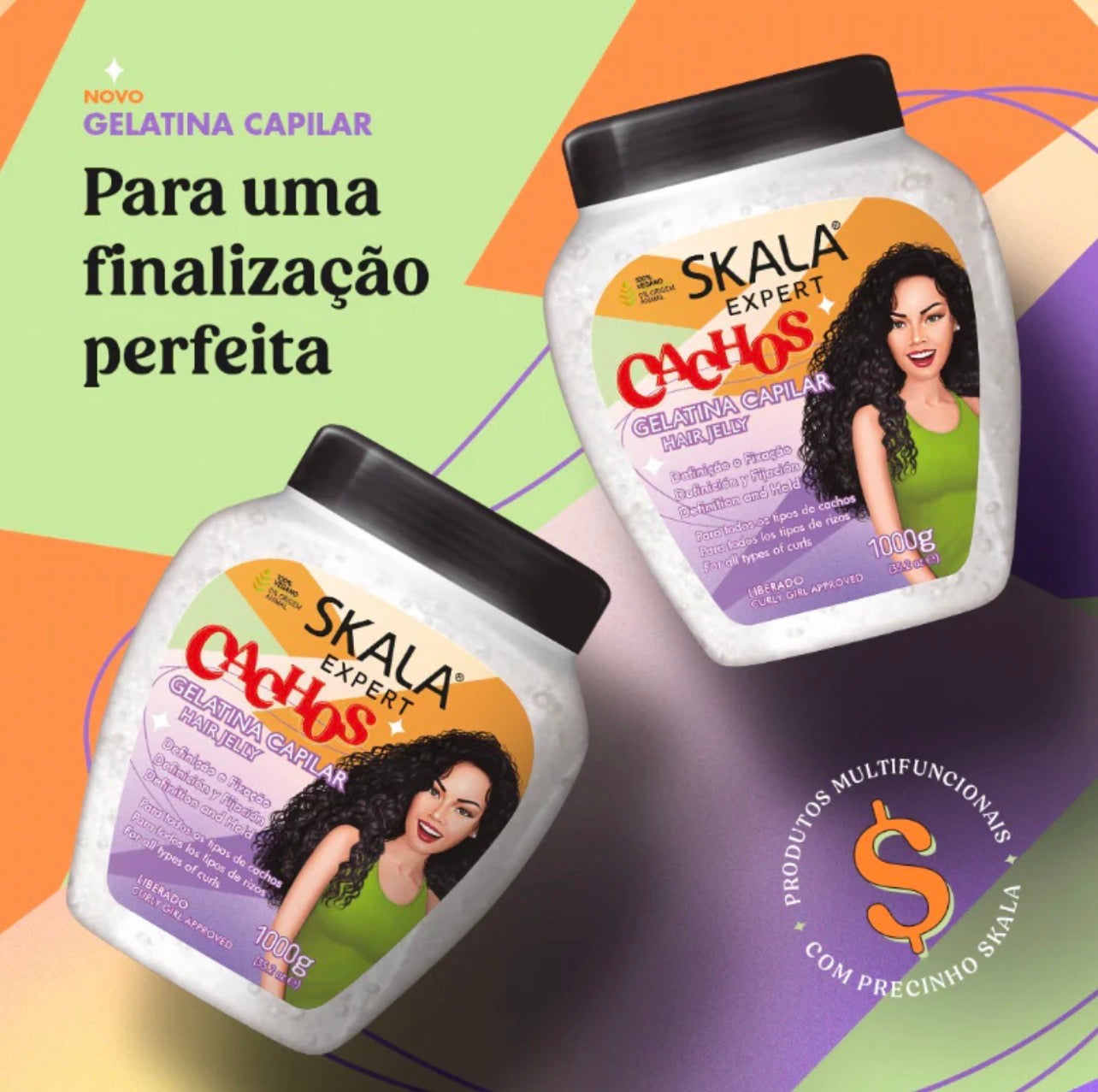 Skala expert cachos gelatina capilar 1000g