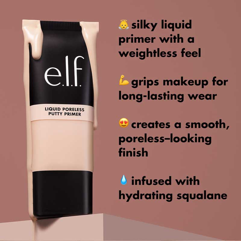 E.l.f liquid poreless putty primer - برايمر من أيلف