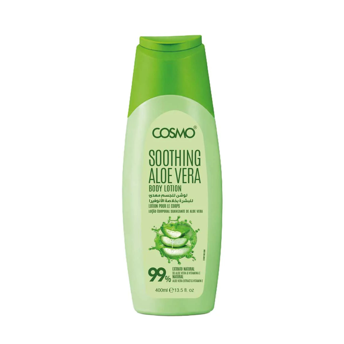 Cosmo soothing aloe vera Body Lotion - لوشن مرطب للجسم مهدئ بخلاصة الصبار من كوزمو