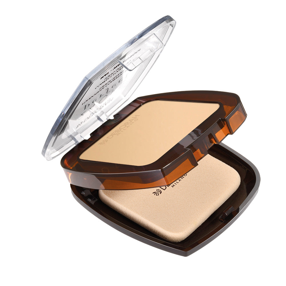 DEBORAH MILANO 24ORE PERFECT COMPACT FOUNDATION 9g - كريم أساس مضغوط 24 ساعة من ديبورا