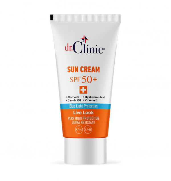 Dr.Clinic Sun Cream SPF50+ حماية عالية جدًا - مقاومة فائقة - واقي للبشرة الجافة من دكتور كلينك