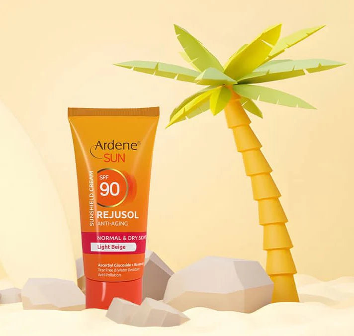 Ardene light beige sunscreen spf90 - واقي شمس ملون