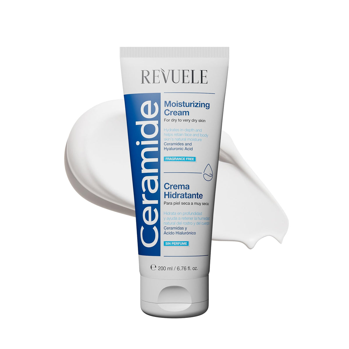 REVUELE Ceramide Moisturizing Cream 200ml - كريم مرطب بالسيراميد للوجه والجسم