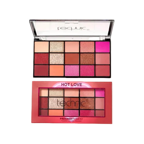 Technic 15 Color Pressed Pigment Palette - باليت أصباغ مضغوطة من تيكنك بـ 15 لونًا