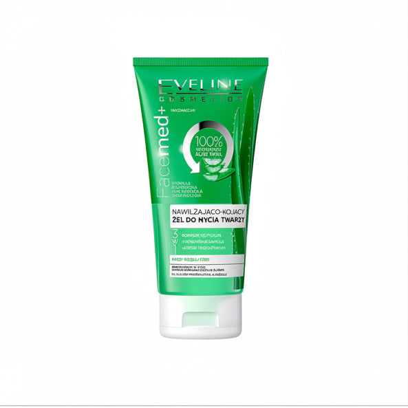 Eveline Aloe Vera Face Wash Gel - غسول الوجة بالصبار للترطيب والتهدئة