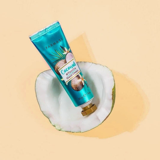 Farmasi Coconut & Vanilla  hand cream - مرطب يد بجوز الهند والفانيلا