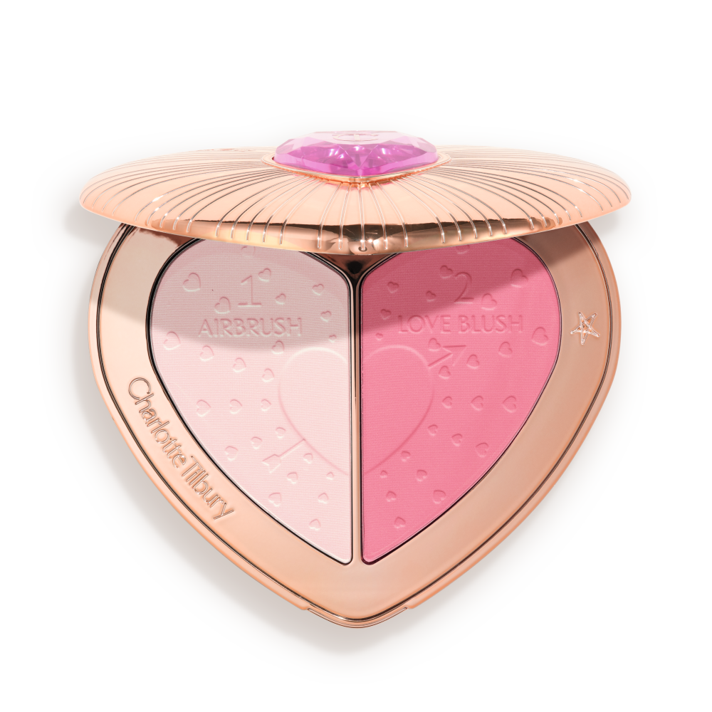Charlotte tilbury beauty soulmates face palette pillow talk love blush - بلشر باودر من شارلوت تلبري