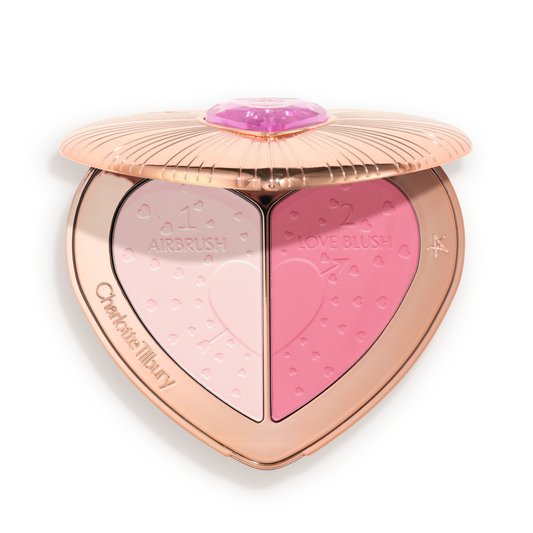 Charlotte tilbury beauty soulmates face palette pillow talk love blush - بلشر باودر من شارلوت تلبري