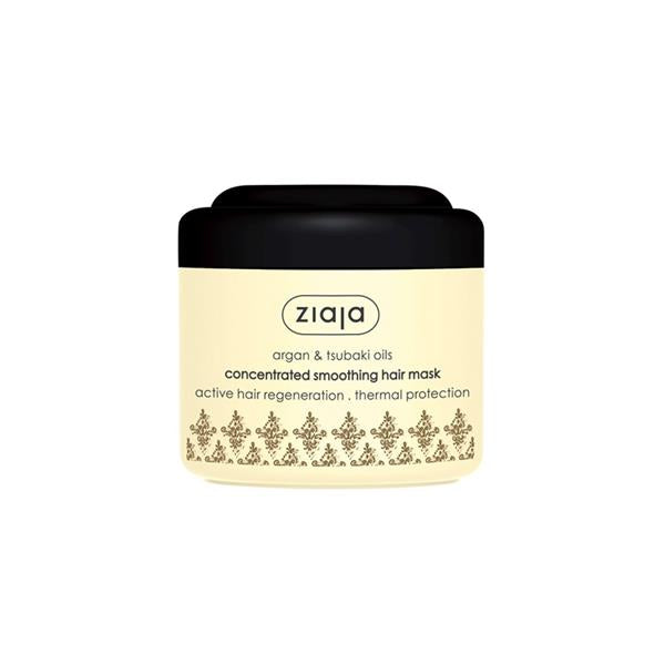 Ziaja Argan & Tsubaki Oils Concentrated Smoothing Hair Mask -قناع لتنعيم الشعر المركز بزيوت الأرغان والتسوباكي