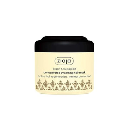 Ziaja Argan & Tsubaki Oils Concentrated Smoothing Hair Mask -قناع لتنعيم الشعر المركز بزيوت الأرغان والتسوباكي