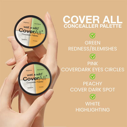 wet n wild concealer palette - لوحة تصحيح باربع درجات من ويت ان ويلد