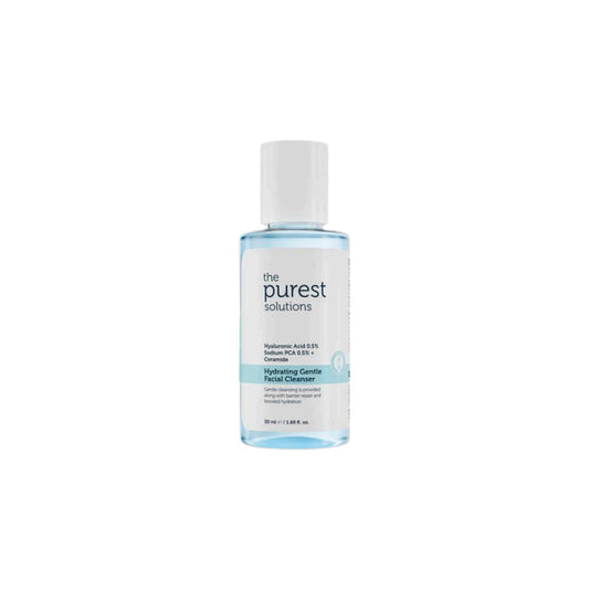 The purest solutions hydrating gentle facial cleanser 50ml - أنقى الحلول، غسول الوجه المرطب اللطيف 50 مل
