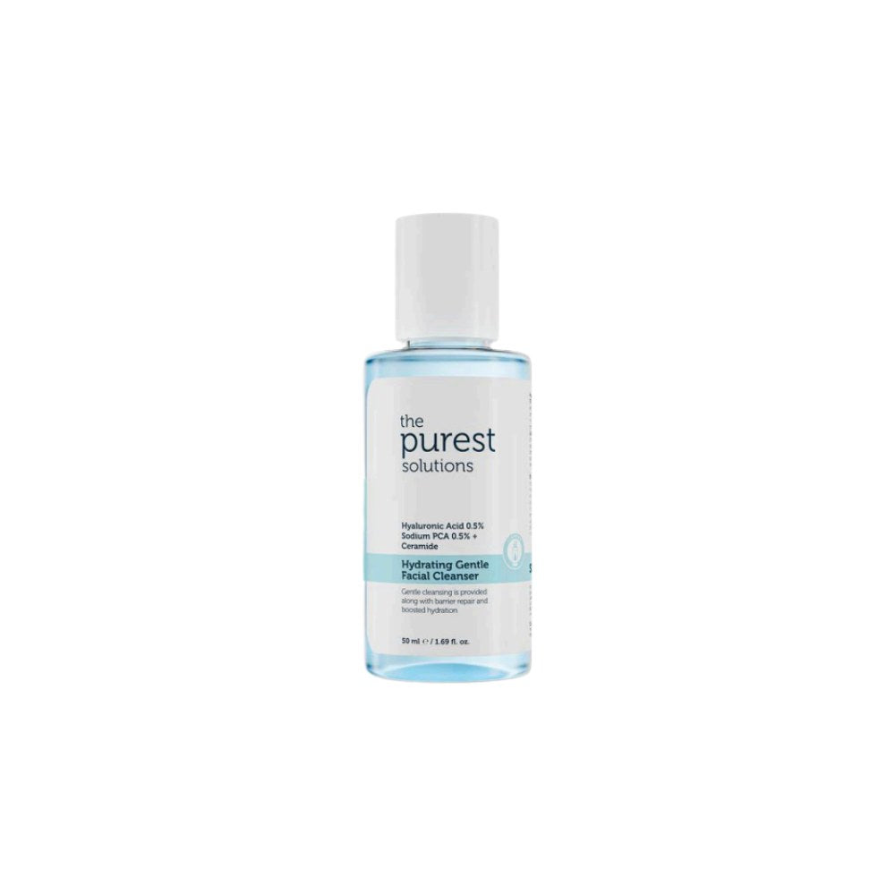 The purest solutions hydrating gentle facial cleanser 50ml - أنقى الحلول، غسول الوجه المرطب اللطيف 50 مل
