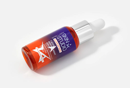 STELLARY Skin Studio SUPERFOOD 7 ACIDS RENEWL NIGHT SERUM 30ml ستيلاري سيروم ليلي مقشر يحسن مظهر البشرة