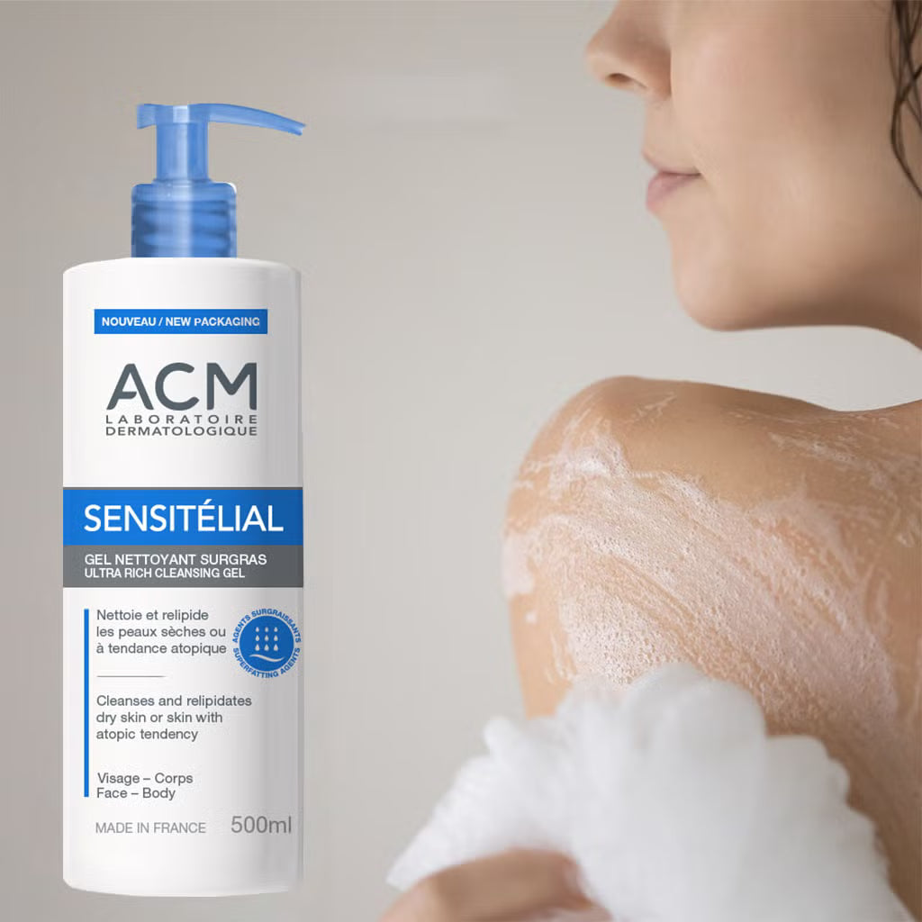 Acm sensitelial ultra rich cleansing gel-غسول جل منظف