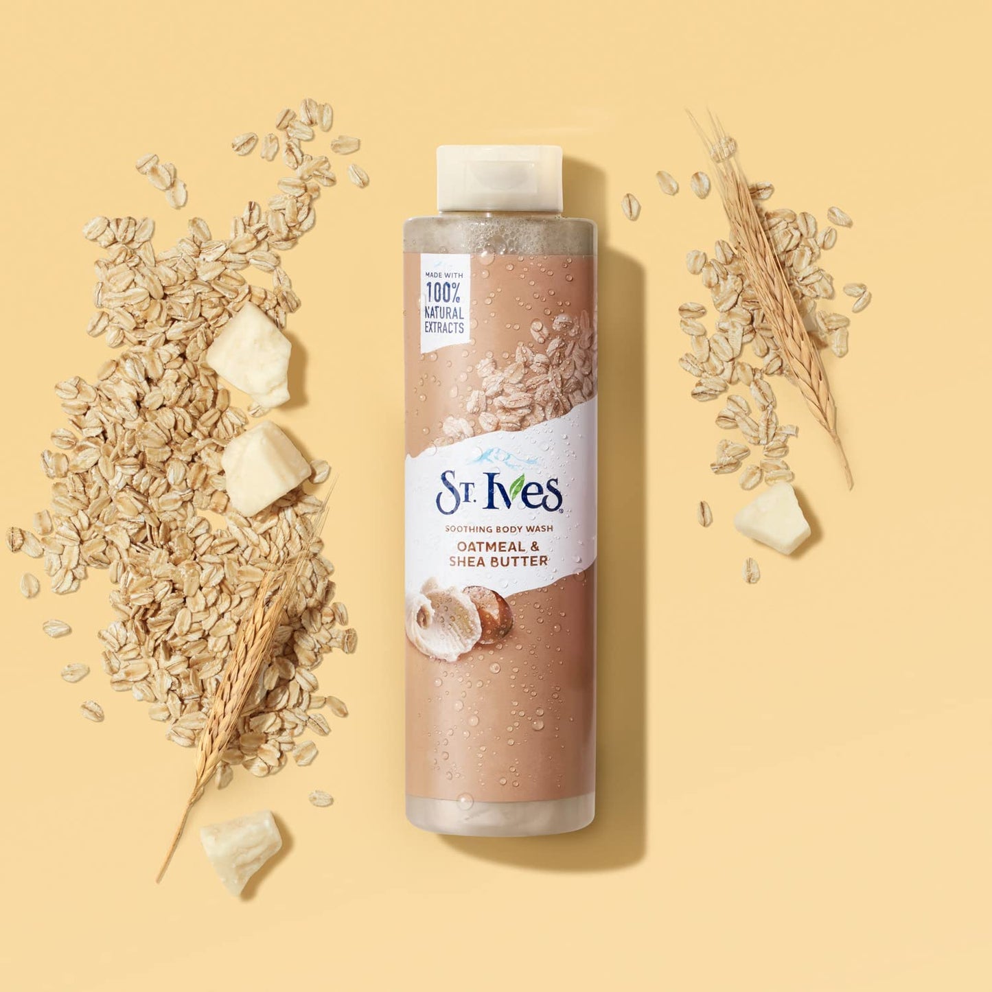 St.Ives SOOTHING BODY WASH
OATMEAL & SHEA BUTTER - غسول الجسم المهدئ بالشوفان وزبدة الشيا