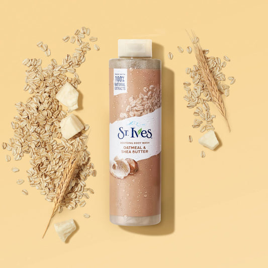 St.Ives SOOTHING BODY WASH
OATMEAL & SHEA BUTTER - غسول الجسم المهدئ بالشوفان وزبدة الشيا