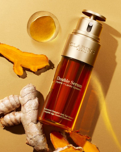 Clarins double serum traitemnt complet anti-age intensif 50ml - سيروم كلارنس دبل المركز لمقاومة علامات التقدم في العمر 50 مل