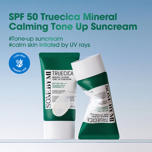 Some by mi truecica mineral calming tone-up suncream- واقي الشمس فائق