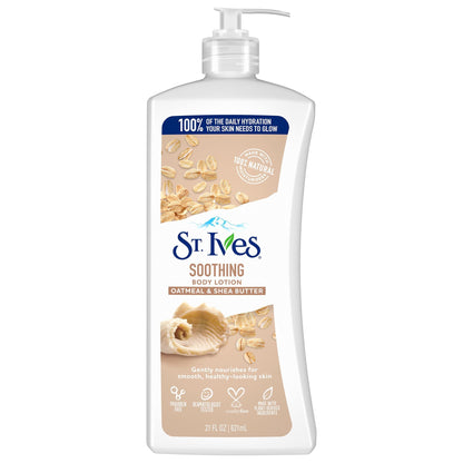 St.ives body lotion avena y karite 532ml - كريم لوشن مرطب للوجه والجسم