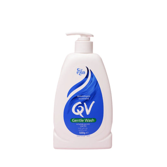 Qv gentle wash soap free 500g - غسول البشرة خالي من صابون لطيف