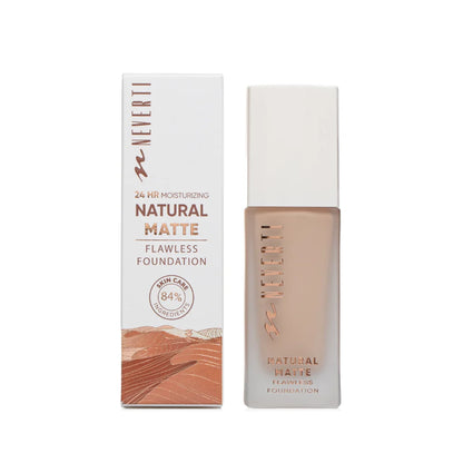NEVERTI NATURAL MATTE FLAWLESS FOUNDATION - نيفيرتي كريم اساس مات