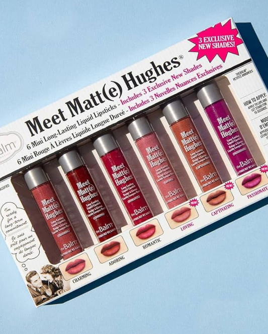 The balm meet matt(e) hughes - مجموعة أحمر شفاه غير لامعة