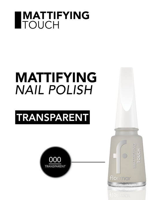 Flormar mattifying touch top coat for all nails