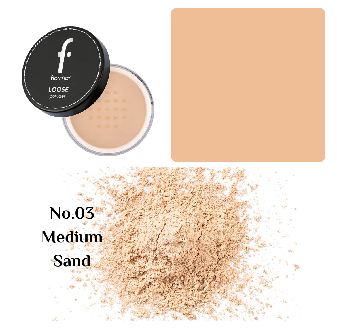 Flormar Bare look soft focus loose powder - لوس باودر فلورمار