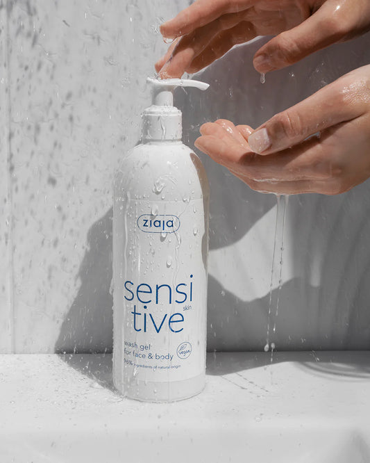 Ziaja Sensitive Skin Wash Gel for Face & Body - غسول جسم ووجه من للبشرة الحساسة