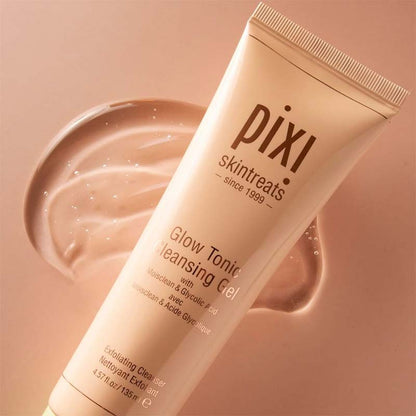 Pixi Skintreats Glow Tonic Cleansing Gel - غسول مرطب مقشر اصفر