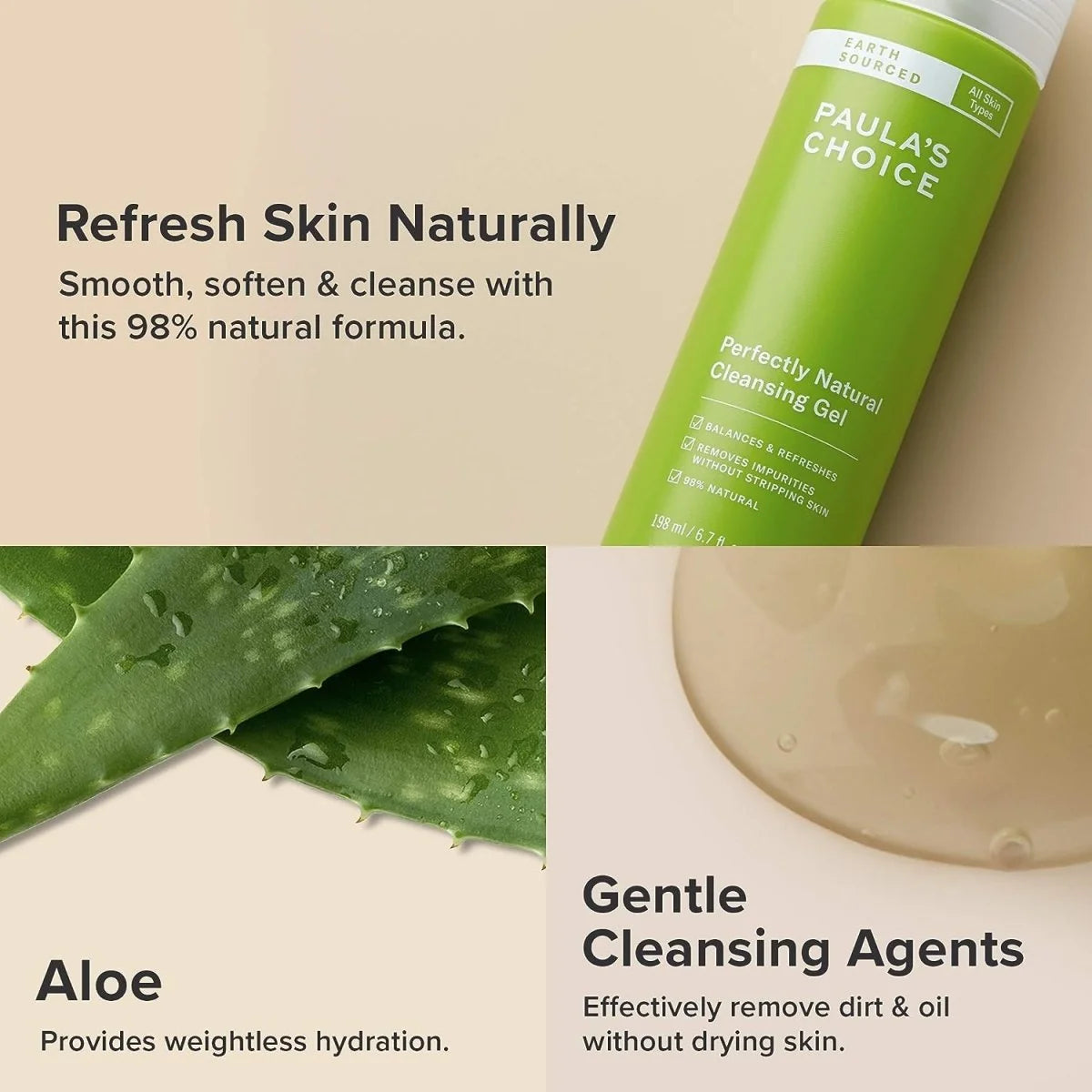 Paula’s choice Perfectly Natural Cleansing Gel-غسول جل طبيعي مثالي من Paula's Choice