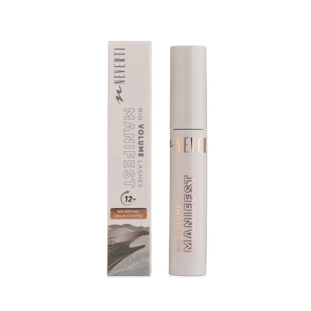 NEVERTI MANIFEST BIG VOLUME LASHES MASCARA - ماسكارة مانيفست بيگ فوليوم من نيفيرتي