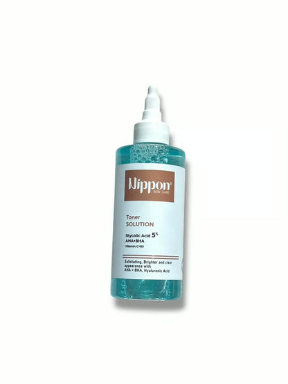 Nippon Skin Care Toner Solution - 5% Glycolic Acid Exfoliating Toner