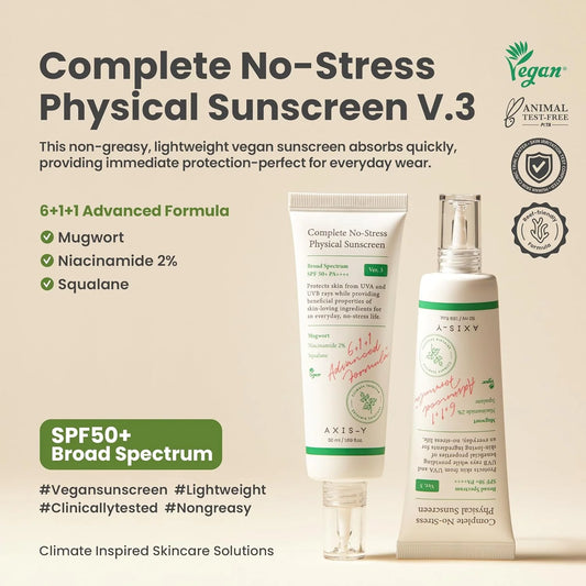 Axis-y physical sunscreen spf 50+ - واقي الشمس فيزيائي