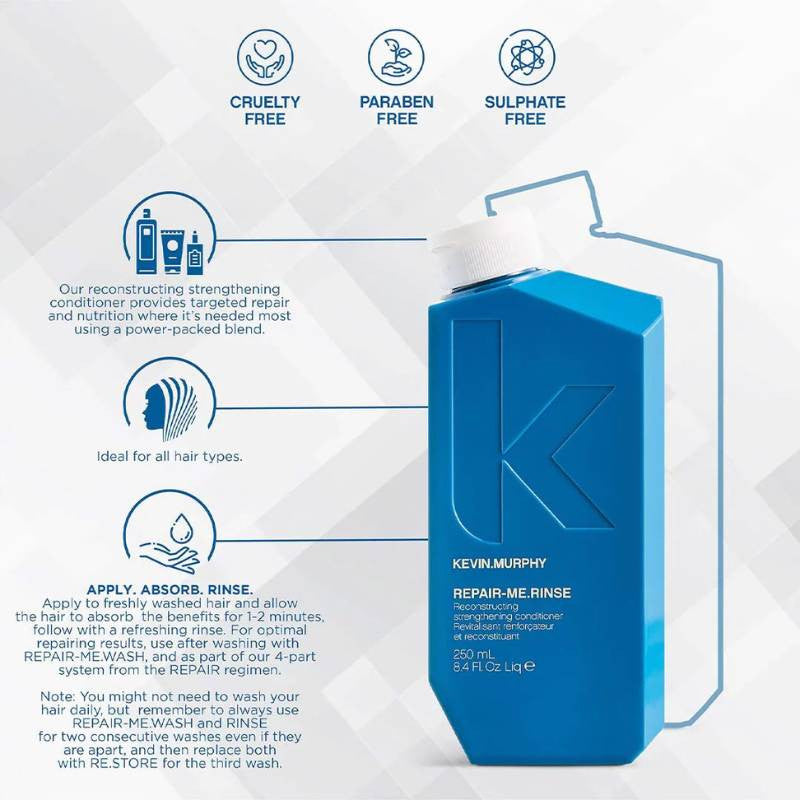 KEVIN.MURPHY REPAIR-ME.RINSE strengthening conditioner - بلسم علاجي لترميم وأصلاح الشعر التالف