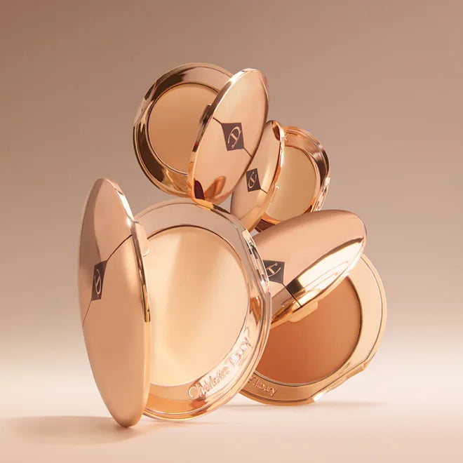 Charlotte tilbury complexion perfecting micro powder -باودر البشرة المضغوط  عالي تغطية