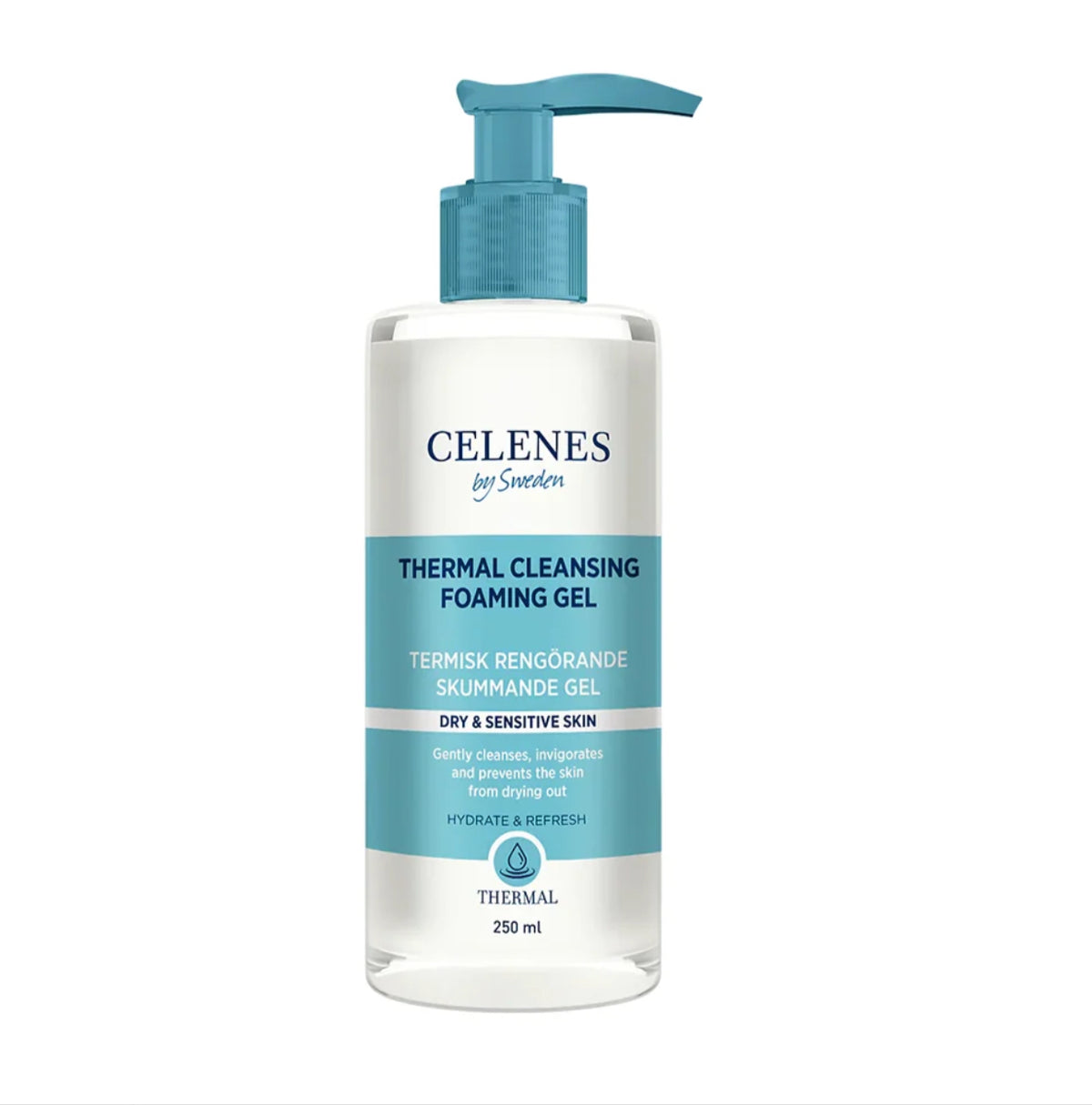 CELENES by Sweden Thermal Cleansing Foaming Gel - 250ml | سيلينس جيل غسول للوجه - 250 مل